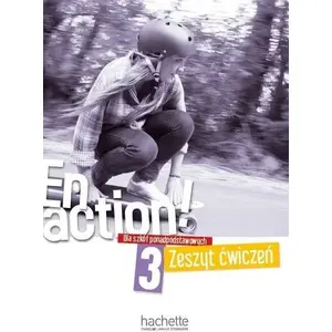 Mācību grāmata Hachette En Action! 3 ar uzdevumiem un tiešsaistes audio (MPN 427391)