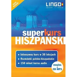 Mācību grāmata — Lingo Hiszpański Superkurs ar audio CD (2019 izdevums)