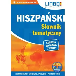 Lingo thematic Spanish dictionary book with audio CD — bilingual vocabulary reference (paperback)
