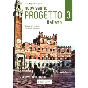 EDILINGUA mācību grāmata Progetto italiano Nuovissimo 3 ćwiczenia C1 – vingrinājumu burtnīca C1 līmenim