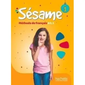 Hachette Sesame 1 mācību grāmata ar tiešsaistes piekļuvi — sākuma līmeņa franču kurss (MPN 421960)