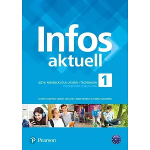 Coursebook Longman Pearson Infos Aktuell 1 KB kurs wieloletni PEARSON — textbook, Polish edition, MPN 337715