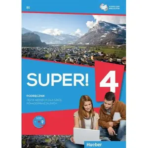 Textbook Hueber Super! 4 — multi-year B1 coursebook with CD, MPN 249584