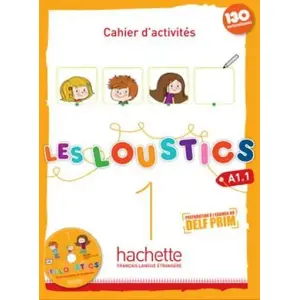 Darblapa Les Loustics 1 ar vingrinājumu CD — Hachette — sākuma līmeņa bērniem