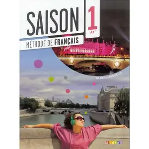 Mācību grāmata Didier Saison 1 ar CD un DVD — franču valodas mācību materiāls