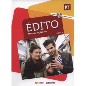 Mācību grāmata Didier Edito B1 Méthode de français ar audio-CD — B1 līmenis, franču valodas kurss