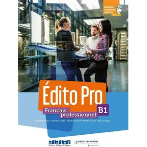 Mācību grāmata Didier Edito Pro B1 ar CD un piekļuves kodu — franču valoda, B1 līmenis