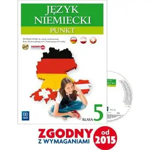 WSiP Punkt 5 Podręcznik + CD w.2016 (205150) — school textbook with audio CD, Polish language edition