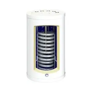 Standing domestic hot water cylinder KOSPEL TERMO TOP SWK-120.A with spiral coil, white