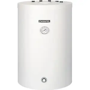 Indirect Domestic Hot Water Heat Exchanger SWK-100.A.PL, 100 L, top connections, white