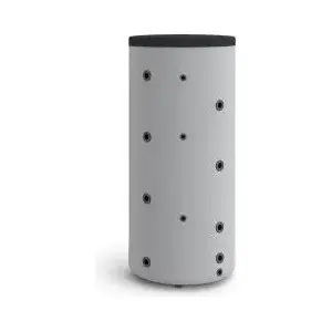 Buffer tank Galmet SG 800 L, removable 100 mm soft polyurethane foam insulation, black, model 70-800600