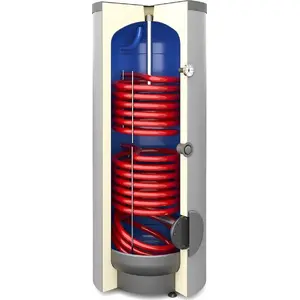 Galmet 500 biwal indirect water heater, two-coil heat exchanger, polyurethane insulation