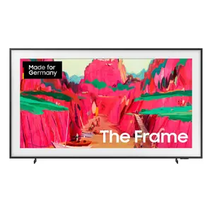 TV Samsung The Frame GQ75LS03FWU 75" (190.5 cm) Neo QLED 4K UHD Smart TV, Tizen, Wi‑Fi, Black