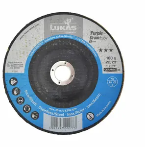 Grinding Disc (Flap Disc) Glob 180 mm P36 Purple Grain for Metal and Welds