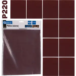 Abrasive Sanding Sheet GEKO 230x280 mm P220, pack options 10/500