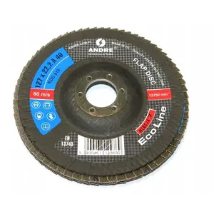 Lapiņu disks Andre 125 mm P60 (ECO LINE) modelis 810245