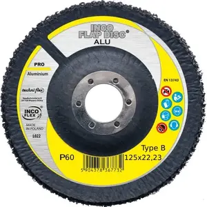 Inco Flex lapu disks INCOFLEX ALU PRO 125 P60 — 125 mm, granulācija P60, 22 mm vārpstas atvere