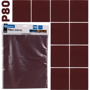 Abrasive sanding sheet GEKO P80 230×280 mm pack — Geko Płótno ścierne