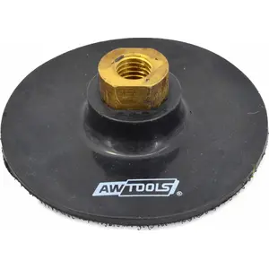 Backing Pad AWTools AW56300 100 mm M14 Velcro for Polishing Pads