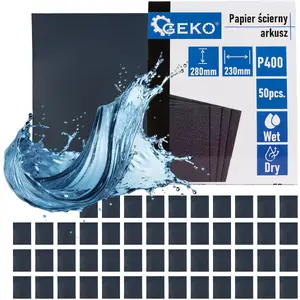 Sandpaper sheet GEKO 230x280 mm P400 water-resistant (pack 50/1000)