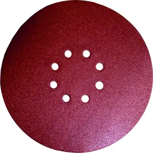 Sandpaper discs Michelin P60 225 mm, mesh with velour backing, pack of 5