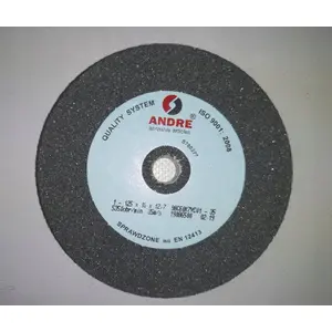 Плоская шлифовальная диск-насадка Andre 125 мм × 16 мм × 12,7 мм, 98C60K7VC01-35, черный