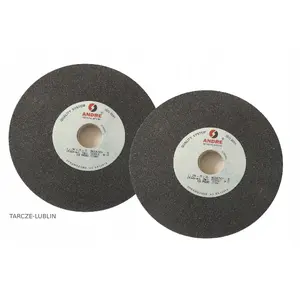 Плоская шлифовальная насадка Andre 200 мм × 25 мм × 32 мм, тип 1, абразив 98C60K7VC01-35, чёрная
