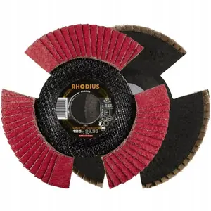 Disc sanding wheel RHODIUS VISION SPEED 115 x 22.23 mm, P60, model 210653