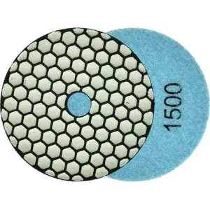 Polishing Disc for Dry Grinding Porcelain Tiles GEKO GR1500 100 mm (pack 25/250)