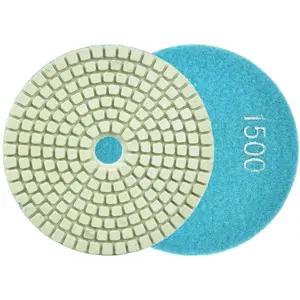Pulēšanas disks mitrai keramikas flīžu slīpēšanai 100 mm GEKO GR1500 (G78915)