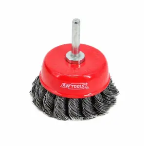 Brush AWTools AWTOOLS shaft-mounted twisted end brush 65 mm