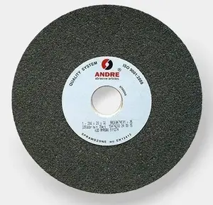 Плоский шлифовальный круг Andre 150 мм x 20 мм x 12,7 мм, 98C60K7VC01-35, чёрный