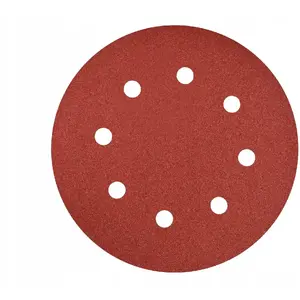 Slīpēšanas disks ar caurumiem 190 mm P120 Indasa — iepakojums 10 gab. ģipškartona slīpmašīnai