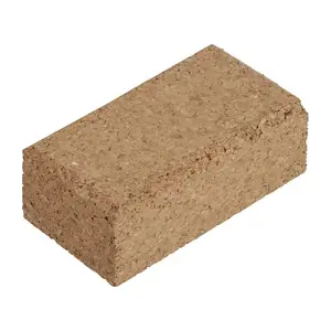 Sanding block Wolfcraft 1 — cork sanding block, 67 × 123 × 35 mm, wood colour