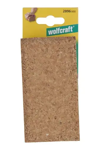 Sanding block Wolfcraft 1 — cork 67×123×35 mm Photo 5