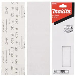 Шлифлисты Makita 228 x 93 мм P120, упаковка 10 шт., бренд Makita