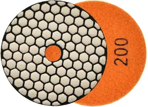 Pulēšanas disks sausai flīžu slīpēšanai GEKO GR200 100 mm (iep. 5/250)