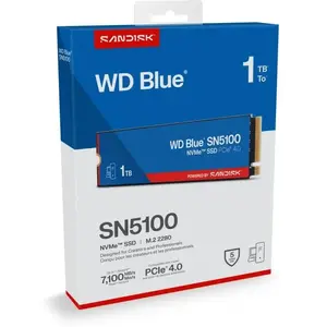 Solid State Drive SANDISK WD Blue SN5100 NVMe 1TB — internal PCIe SSD, 1 TB capacity