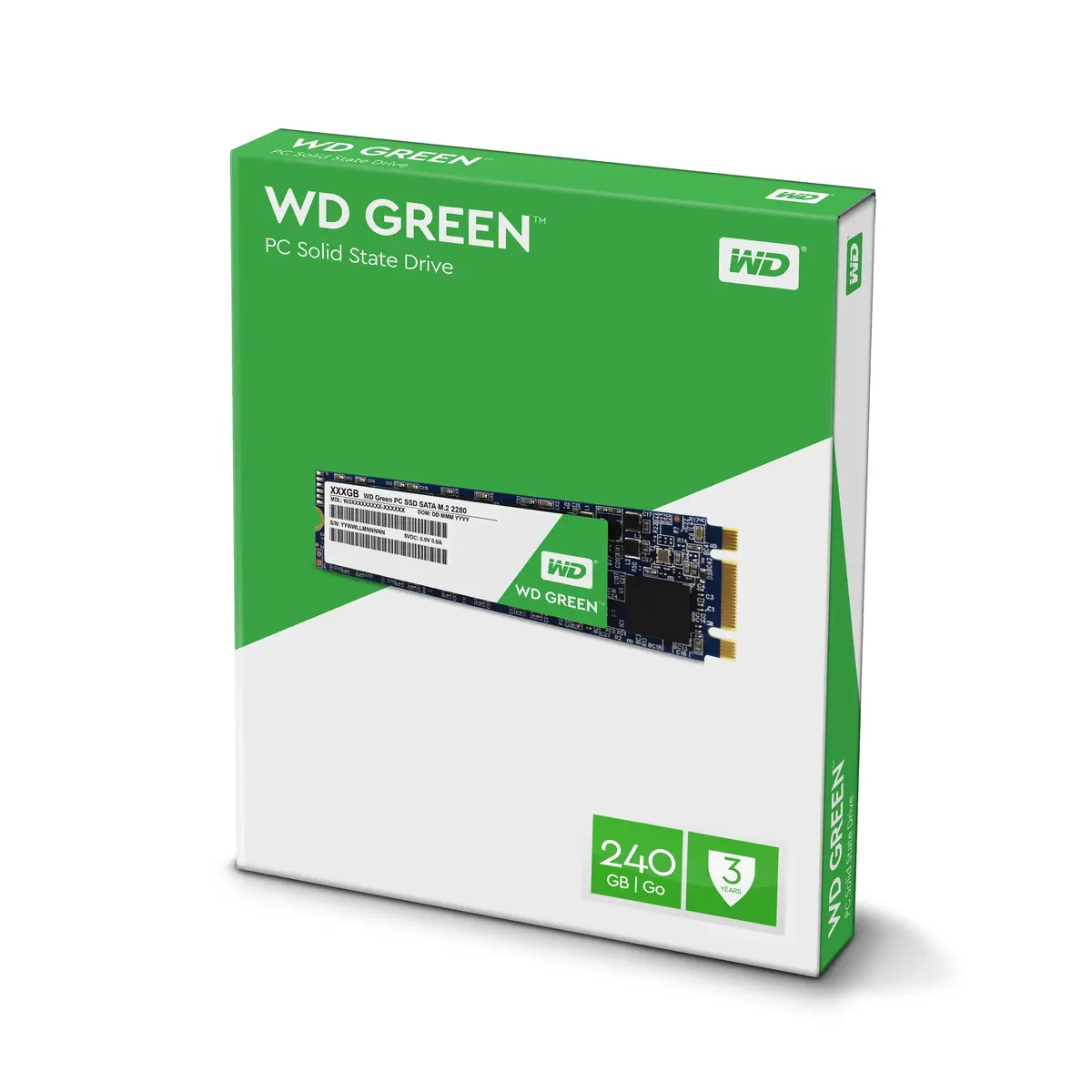 M.2 SATA SSD 240 ГБ Western Digital Green Photo 4