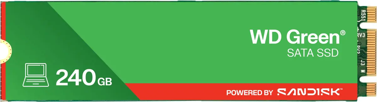 M.2 SATA SSD 240 ГБ Western Digital Green Photo 5