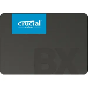 2.5" SATA III SSD CRUCIAL BX500 1 TB — 540 MB/s read, 500 MB/s write