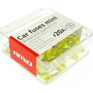 Automotive Mini Blade Fuses Amio AMI-02221, 20A, 50 pcs