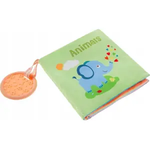 Bērnu kartona grāmata Bocioland 0953 KSIĄŻECZKA ANIMALS BL095 – neliels formāts, izturīgas lapas