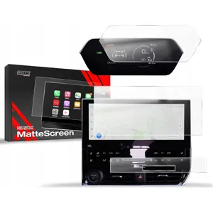 Matēta aizsargplēve GrizzGlass CarDisplay Protection priekš Subaru Solterra EV (2022–2025) 3‑1