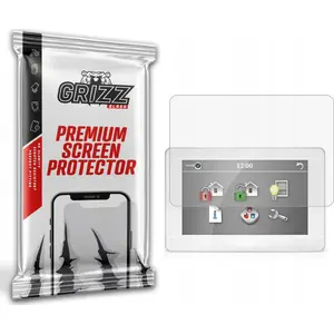 Screen protector GrizzGlass PaperScreen for Satel INT-TSH-WSW 7" alarm keypad, matte