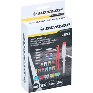 Fuse and Voltage Tester Kit DUNLOP — 28-piece set (fuses and voltage probe)