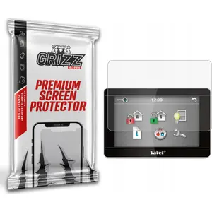 Matte GrizzGlass PaperScreen protective film for Satel INT-TSH-BSB 7" alarm touchscreen