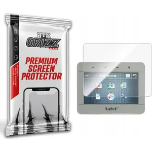 Tempered ceramic protective film GrizzGlass for Satel INT-TSG-B 4.3" alarm keypad