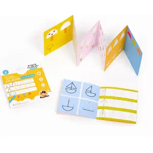 Activity Book Bright Junior Media — Długie rysowanki 4+ Rysuję szlaczki. Trudniejsze — tracing patterns for children 4+