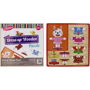 Пазл mega creative UKLADANKA DREW UBIERANKA 10 шт 30x30 см деревянные элементы